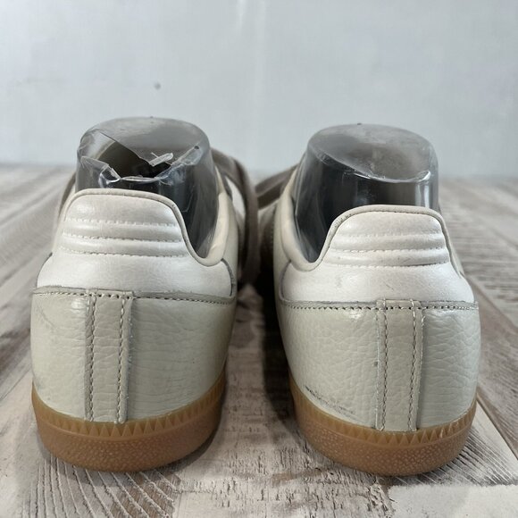Adidas Samba OG Beige Aluminium Gum Sole Sneakers Womens US 7.5 IE7013 - Picture 4 of 10